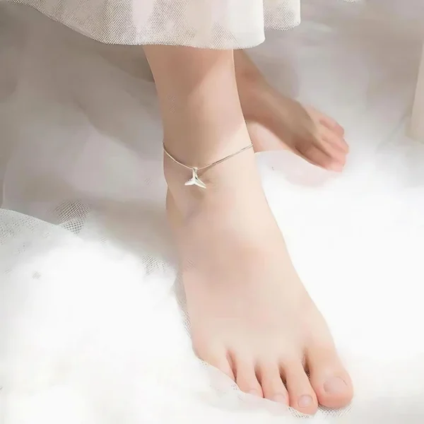 Lovely Dolphin Tail Anklet - Image 2